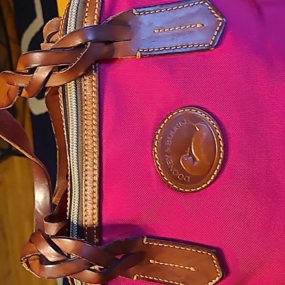 Dooney & Bourke HOT PINK Canvas Bag.  Pre-loved - Picture 3 of 17